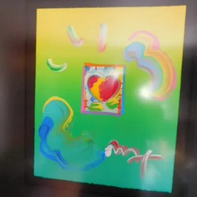 Sale Photo Thumbnail #179: Peter Max Heart Series w / COA
