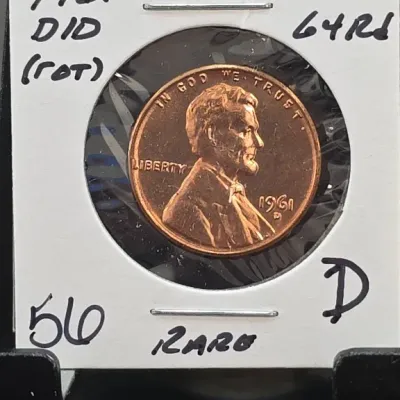 Sale Photo Thumbnail #138: 1969-D Lincoln Cent in 2x2 Holder