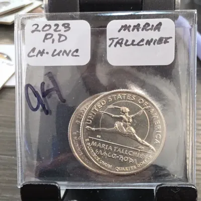 Sale Photo Thumbnail #181: 2023 Maria Tallchief Quarter in Holder