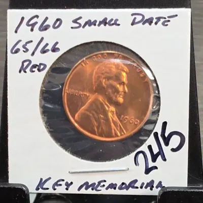 Sale Photo Thumbnail #332: 1960 Small Date Lincoln Cent in Holder