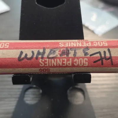 Sale Photo Thumbnail #161: Paper Roll of 50 Wheat Pennies