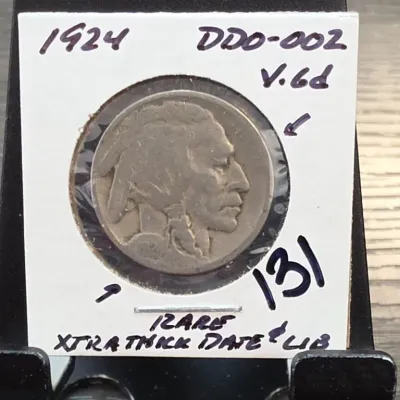 Sale Photo Thumbnail #218: 1924 Buffalo Nickel