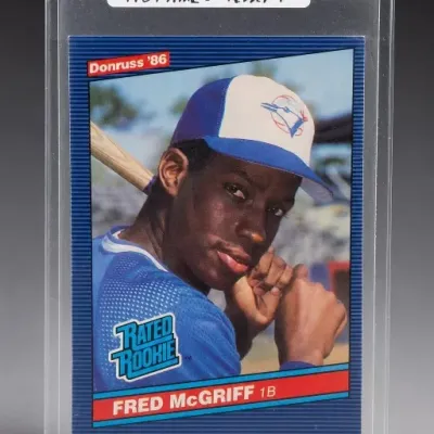 Sale Photo Thumbnail #80: Donruss '86 Fred McGriff Rated Rookie Baseball Card