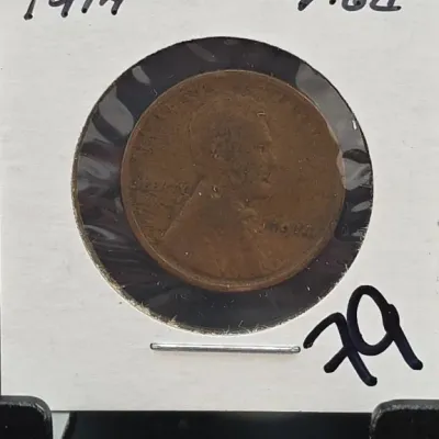 Sale Photo Thumbnail #166: 1914 Lincoln Wheat Cent