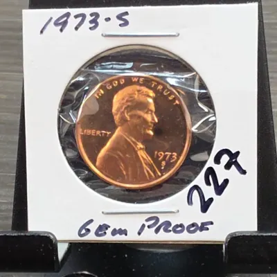 Sale Photo Thumbnail #314: 1973-S Lincoln Cent Proof