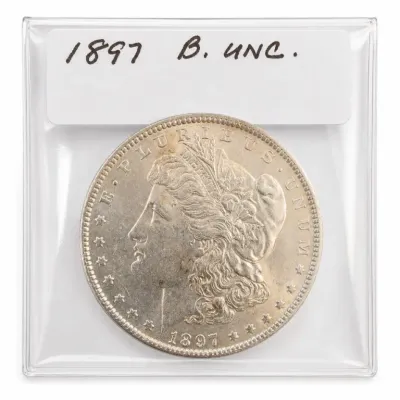 Sale Photo Thumbnail #261: 1897 Morgan Dollar Coin in Sleeve