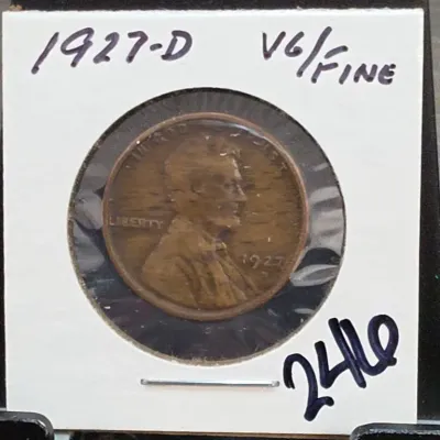 Sale Photo Thumbnail #333: 1927-D Lincoln Wheat Cent