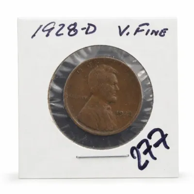 Sale Photo Thumbnail #364: 1928-D Lincoln Wheat Cent