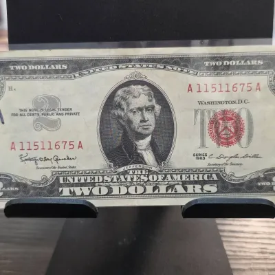 Sale Photo Thumbnail #94: United States Two Dollar Red Seal Note