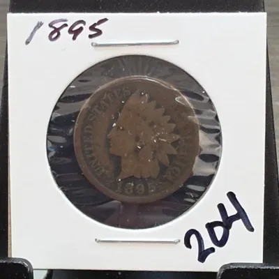 Sale Photo Thumbnail #291: 1895 Indian Head Cent in 2x2 Holder