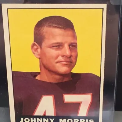 Sale Photo Thumbnail #62: Johnny Morris Football Trading Card