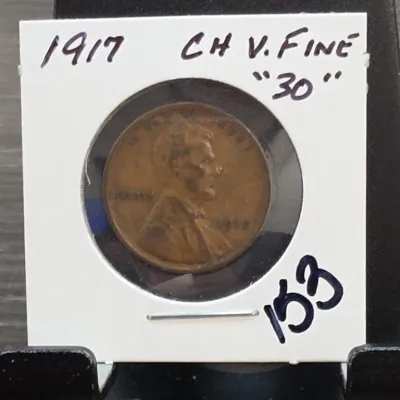 Sale Photo Thumbnail #240: 1917 Lincoln Wheat Cent