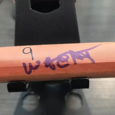 Sale Photo Thumbnail #25: Wood Pencil With Purple Writing
