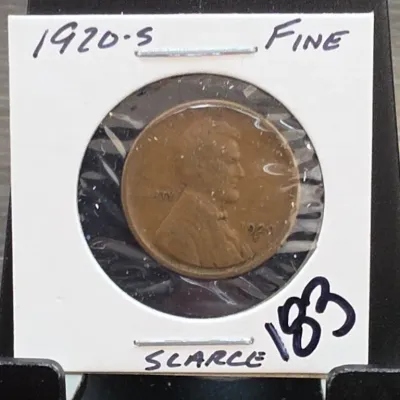 Sale Photo Thumbnail #270: 1920-S Lincoln Wheat Cent