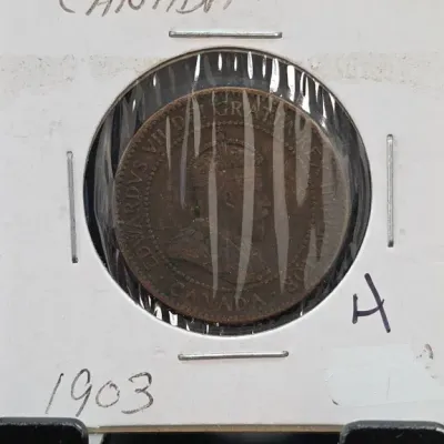 Sale Photo Thumbnail #10: 1903 Canada Coin in Card Holder