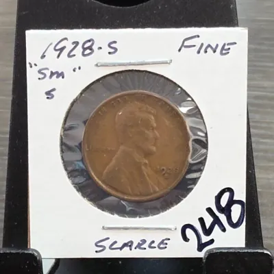 Sale Photo Thumbnail #335: 1928-S Lincoln Wheat Cent in Holder