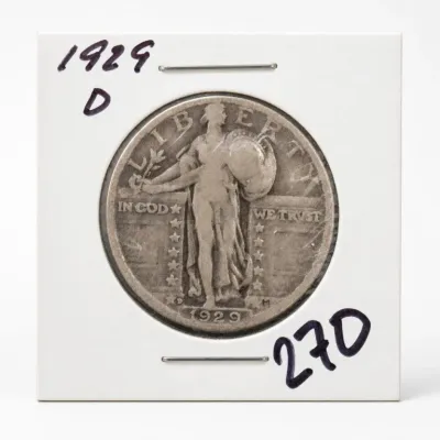Sale Photo Thumbnail #357: 1929 D Standing Liberty Quarter