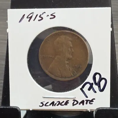Sale Photo Thumbnail #265: 1915-S Lincoln Wheat Cent in Holder