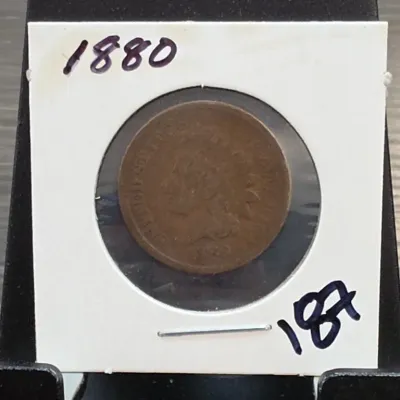 Sale Photo Thumbnail #274: 1880 Indian Head Cent in Holder