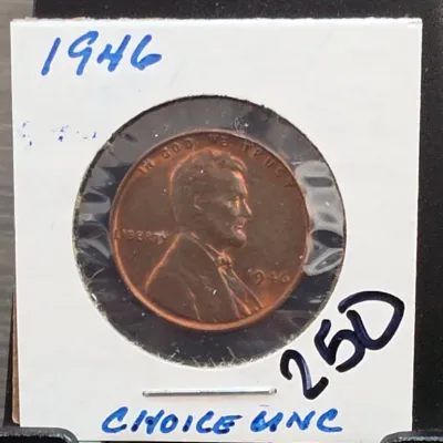Sale Photo Thumbnail #337: 1946 Lincoln Wheat Cent