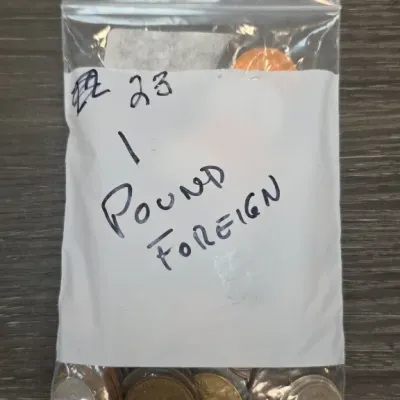 Sale Photo Thumbnail #67: Bagged Assorted Foreign Coins
