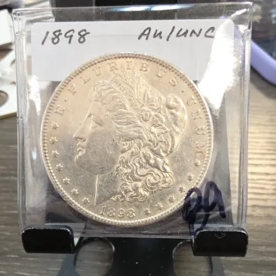 Sale Photo Thumbnail #176: 1898 Morgan Dollar Coin in Holder