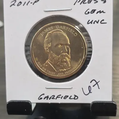 Sale Photo Thumbnail #154: 2011-P James Garfield Presidential Dollar Coin