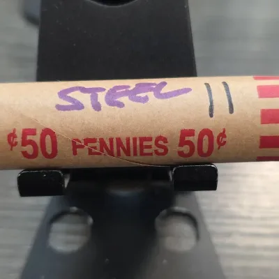 Sale Photo Thumbnail #31: Roll of Steel Pennies