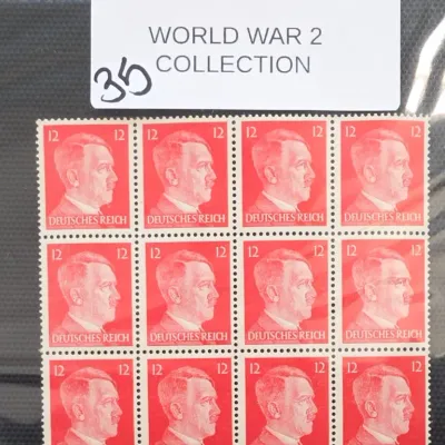 Sale Photo Thumbnail #97: Sheet of 12 Deutsches Reich 12 Stamps