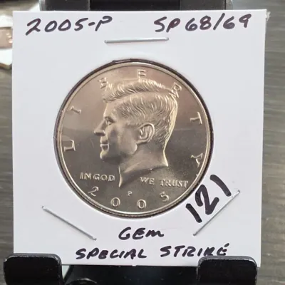 Sale Photo Thumbnail #208: 2005-P Kennedy Half Dollar Coin in Holder