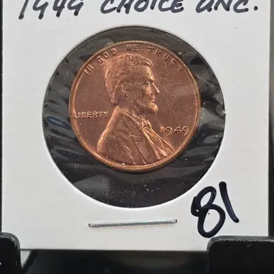 Sale Photo Thumbnail #168: 1949 Lincoln Wheat Cent