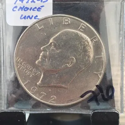 Sale Photo Thumbnail #163: 1972 Eisenhower Dollar Coin