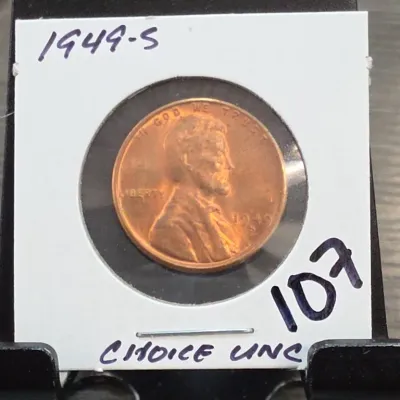 Sale Photo Thumbnail #194: 1949-S Lincoln Wheat Cent