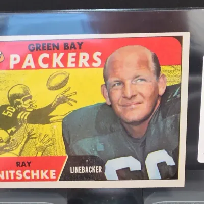 Sale Photo Thumbnail #50: Green Bay Packers Ray Nitschke Football Card