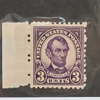 Sale Photo Thumbnail #24: United States Postage 3 Cents Lincoln Stamp