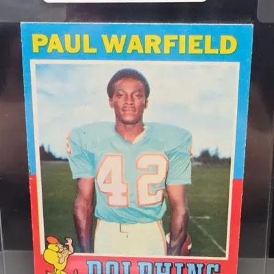 Sale Photo Thumbnail #26: Paul Warfield Miami Dolphins Football Card