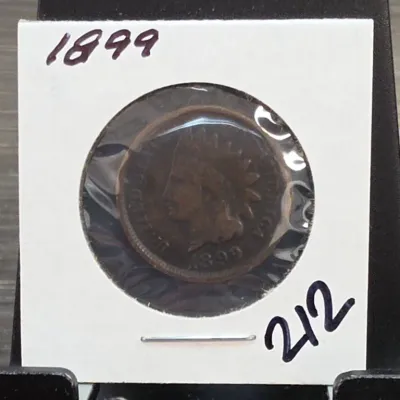Sale Photo Thumbnail #299: 1899 Indian Head Cent in 2x2 Holder