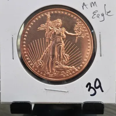 Sale Photo Thumbnail #104: American Eagle Coin in Card Holder