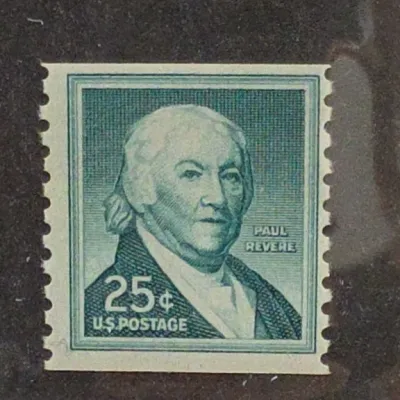 Sale Photo Thumbnail #83: Paul Revere 25 Cent U.S. Postage Stamp