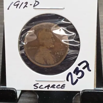Sale Photo Thumbnail #324: 1912-D Lincoln Wheat Cent