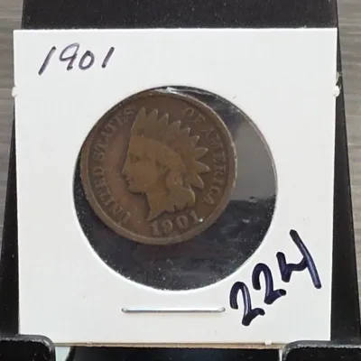Sale Photo Thumbnail #311: 1901 Indian Head Cent