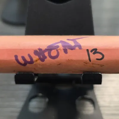 Sale Photo Thumbnail #37: Wooden Pencil With Handwritten Markings