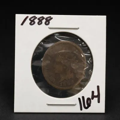 Sale Photo Thumbnail #251: 1888 Liberty Head Nickel in Card Holder