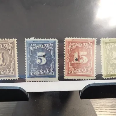 Sale Photo Thumbnail #48: American Rapid Tel Collect Postage Stamps Group
