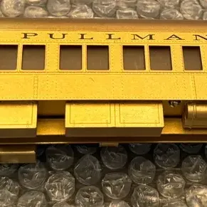 Vintage HO Scale Brass Pullman 12-1 Heavyweight Sleeper Passenger Car – 11”