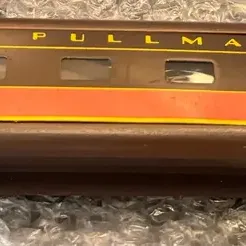 Vintage HO Scale Brass Pullman Streamlined Sleeper Car – Illinois Central Colors