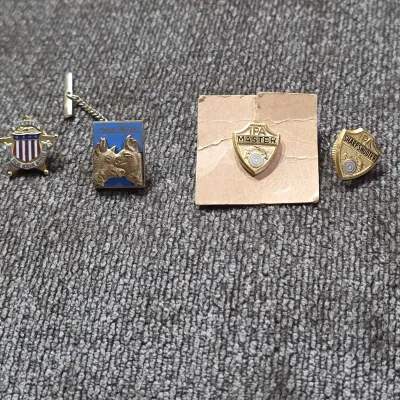 Vintage Police & Law Enforcement Marksmanship Pin Lot