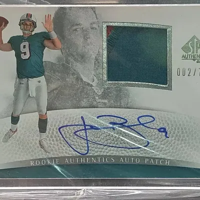 Auto Patch Signature Card by John Beck NFL Numbered 002/725
