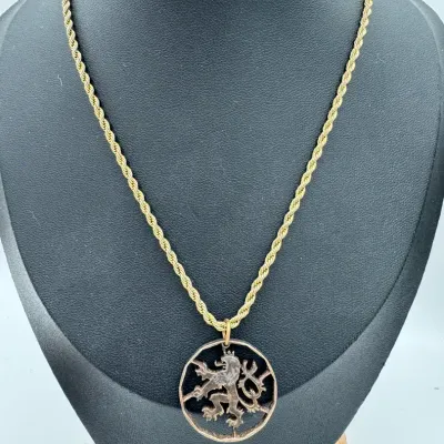 Cut Coin Necklace