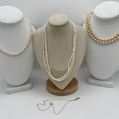 Pearl Necklaces & Earring